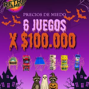 Pack de 6 juegos x 100 mil diarios